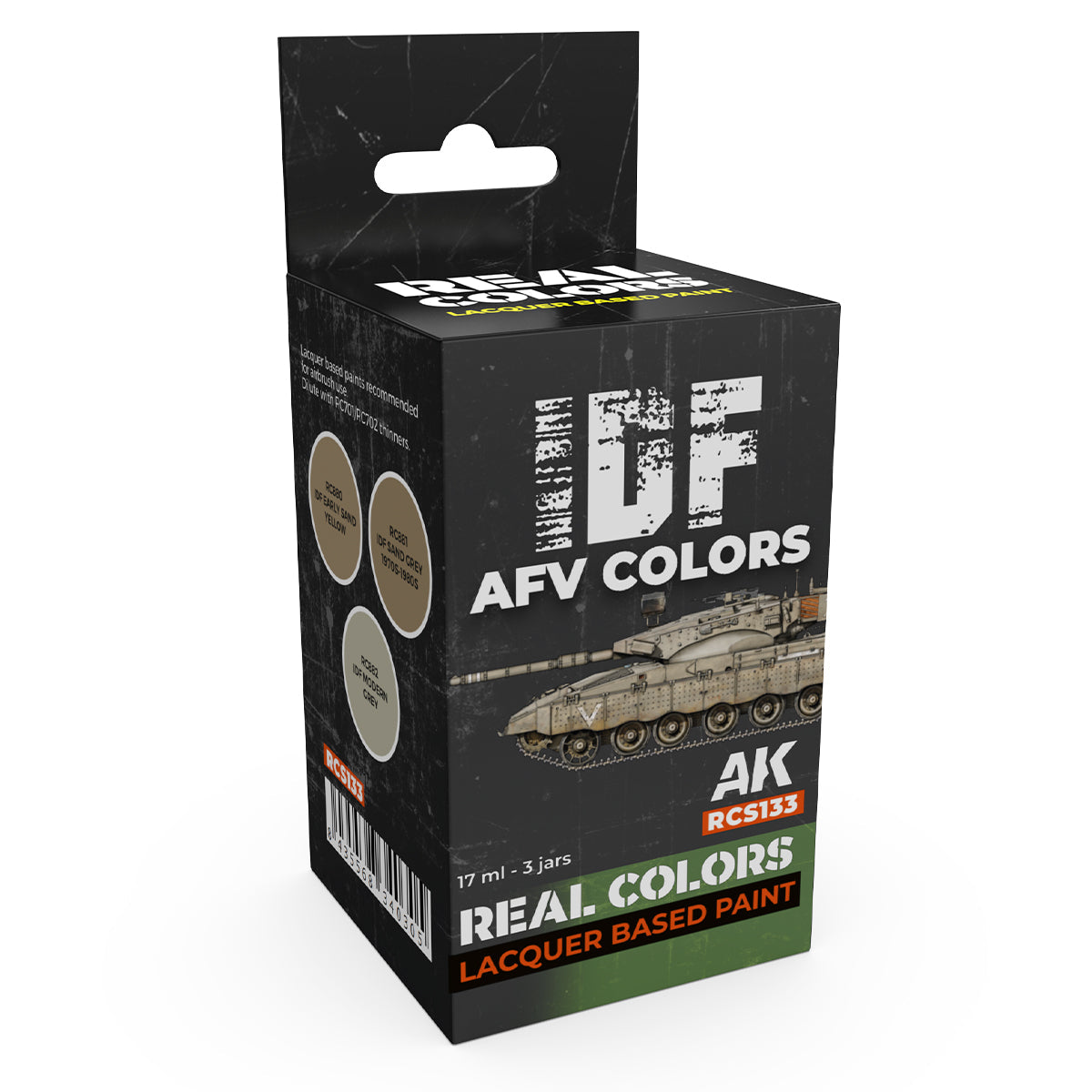 AK Interactive Real Colors - IDF AFV Colors Set (RCS133)