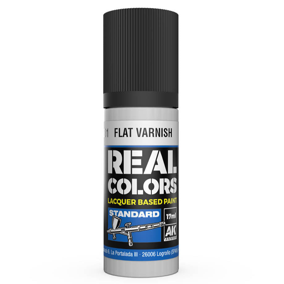AK Interactive Real Colors - Flat Varnish 17ml. (RC801)
