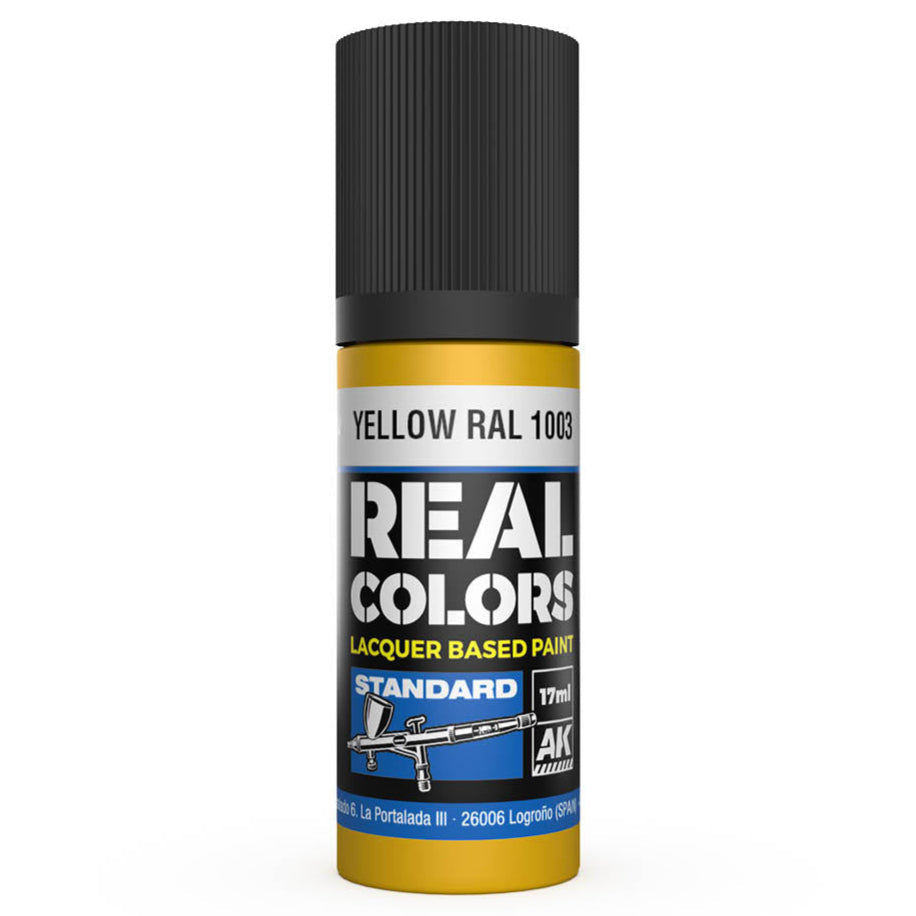 AK Interactive Real Colors - Yellow RAL 1003 17ml. (RC814)