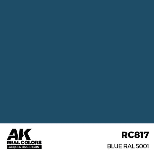 AK Interactive Real Colors - Blue RAL 5001 17ml. (RC817)