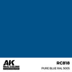 AK Interactive Real Colors - Pure Blue RAL 5005 17ml. (RC818)
