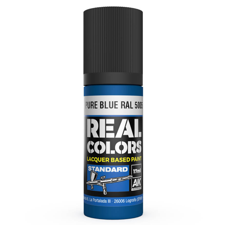 AK Interactive Real Colors - Pure Blue RAL 5005 17ml. (RC818)