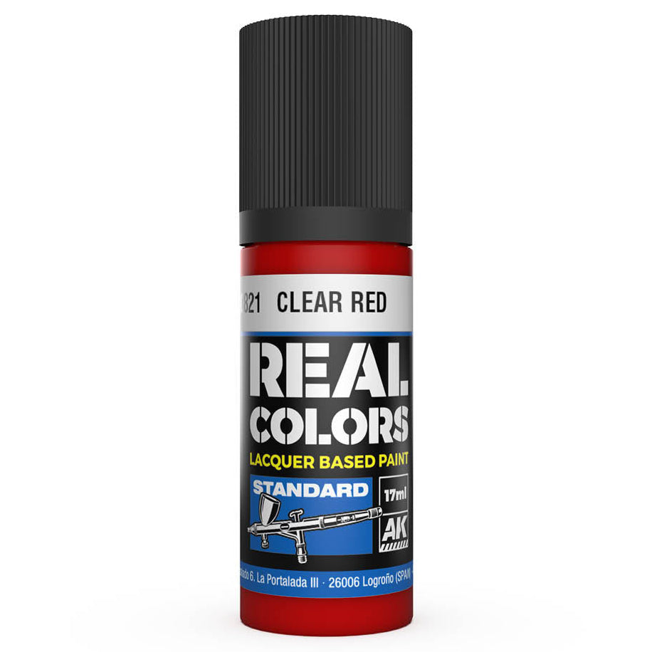 AK Interactive Real Colors - Clear Red 17ml. (RC821)