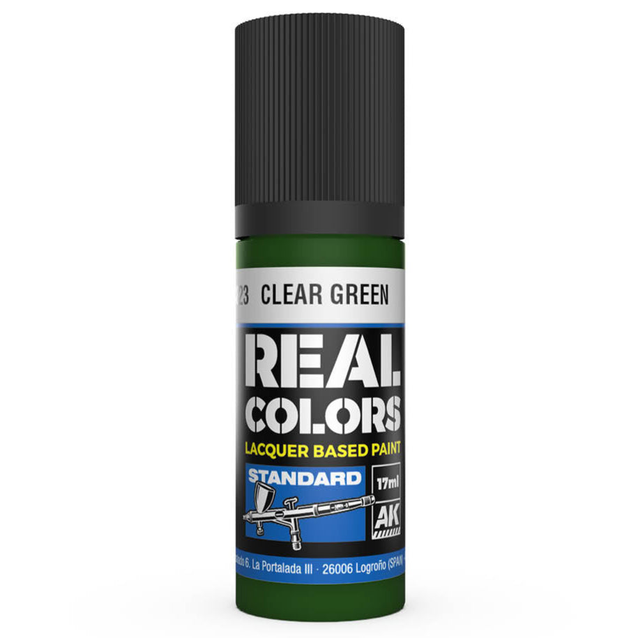 AK Interactive Real Colors - Clear Green 17ml. (RC823)