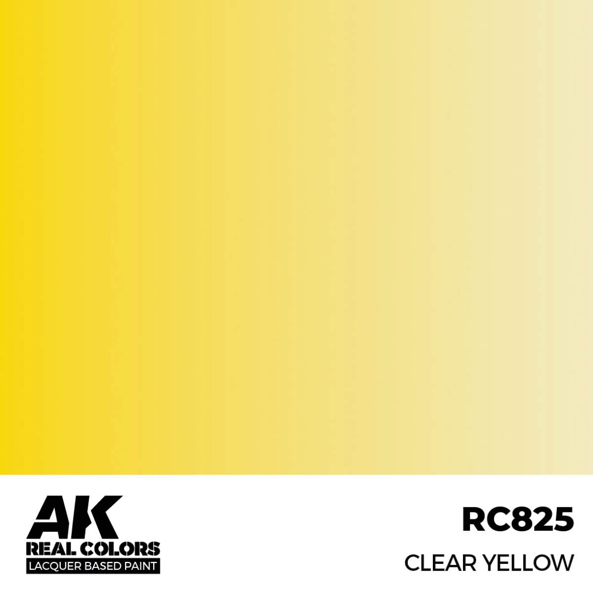 AK Interactive Real Colors - Clear Yellow 17ml. (RC825)
