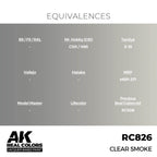 AK Interactive Real Colors - Clear Smoke 17ml. (RC826)