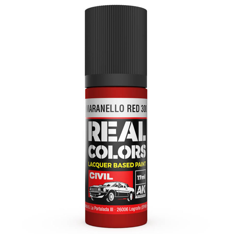 AK Interactive Real Colors - Maranello Red 300 17ml.