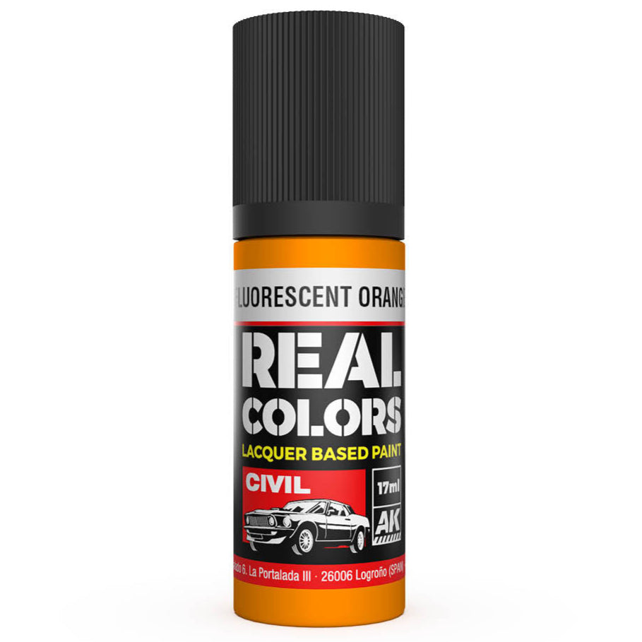 AK Interactive Real Colors - Fluorescent Orange 17ml.