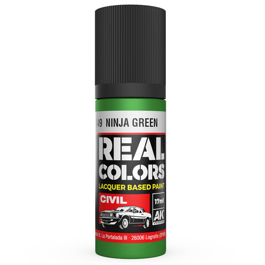 AK Interactive Real Colors - Ninja Green 17ml.