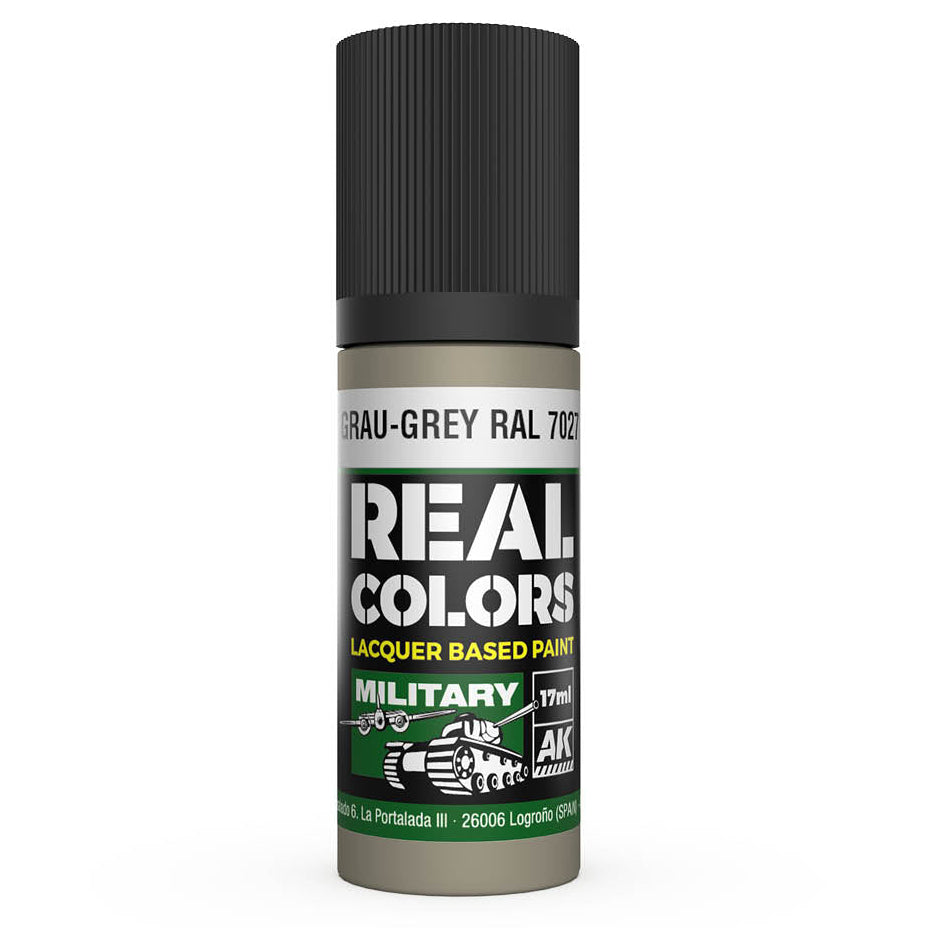 AK Interactive Real Colors - Grau-Grey RAL 7027