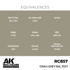 AK Interactive Real Colors - Grau-Grey RAL 7027