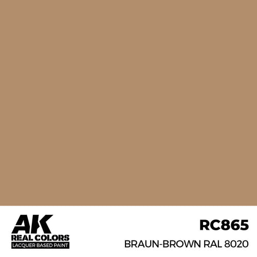 AK Interactive Real Colors - Braun-Brown RAL 8020