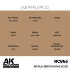 AK Interactive Real Colors - Braun-Brown RAL 8020