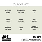 AK Interactive Real Colors - Insignia White FS 17875