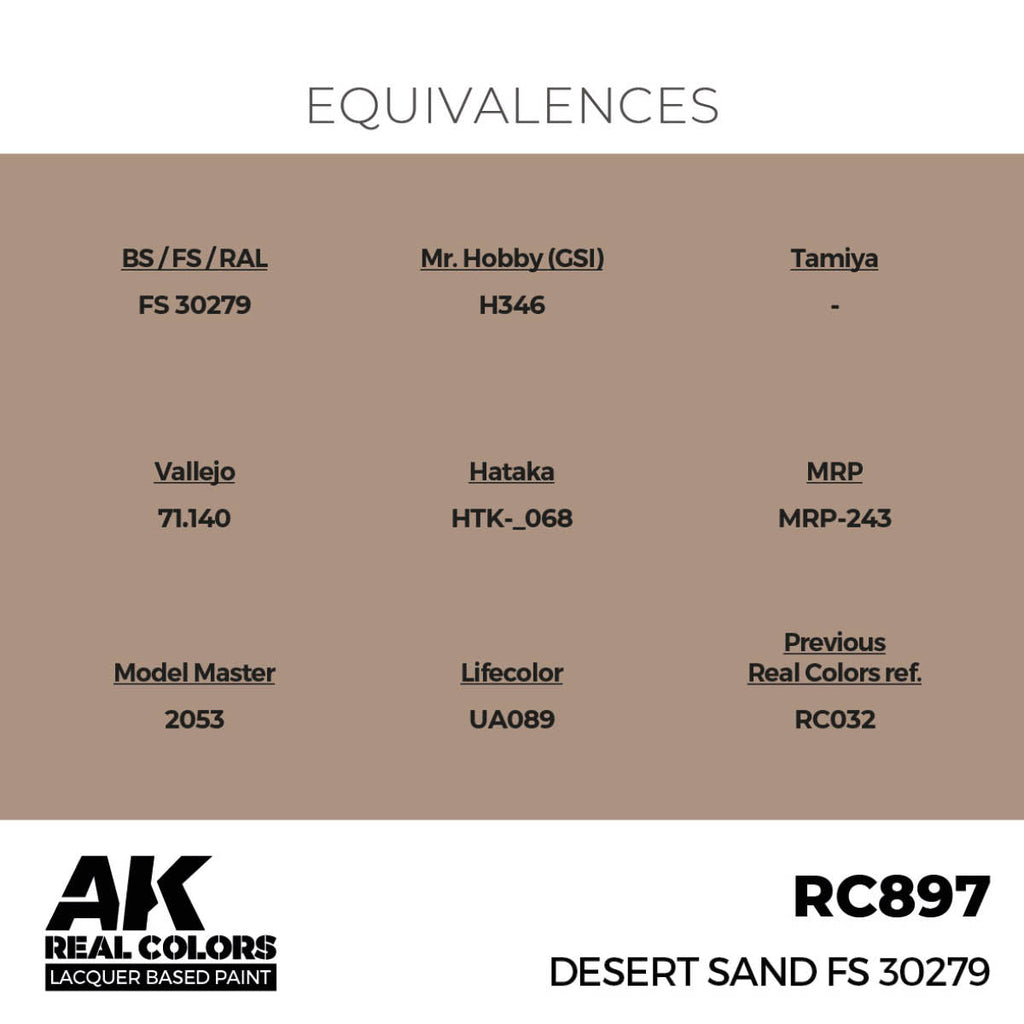 AK Interactive Real Colors - Desert Sand FS 30279