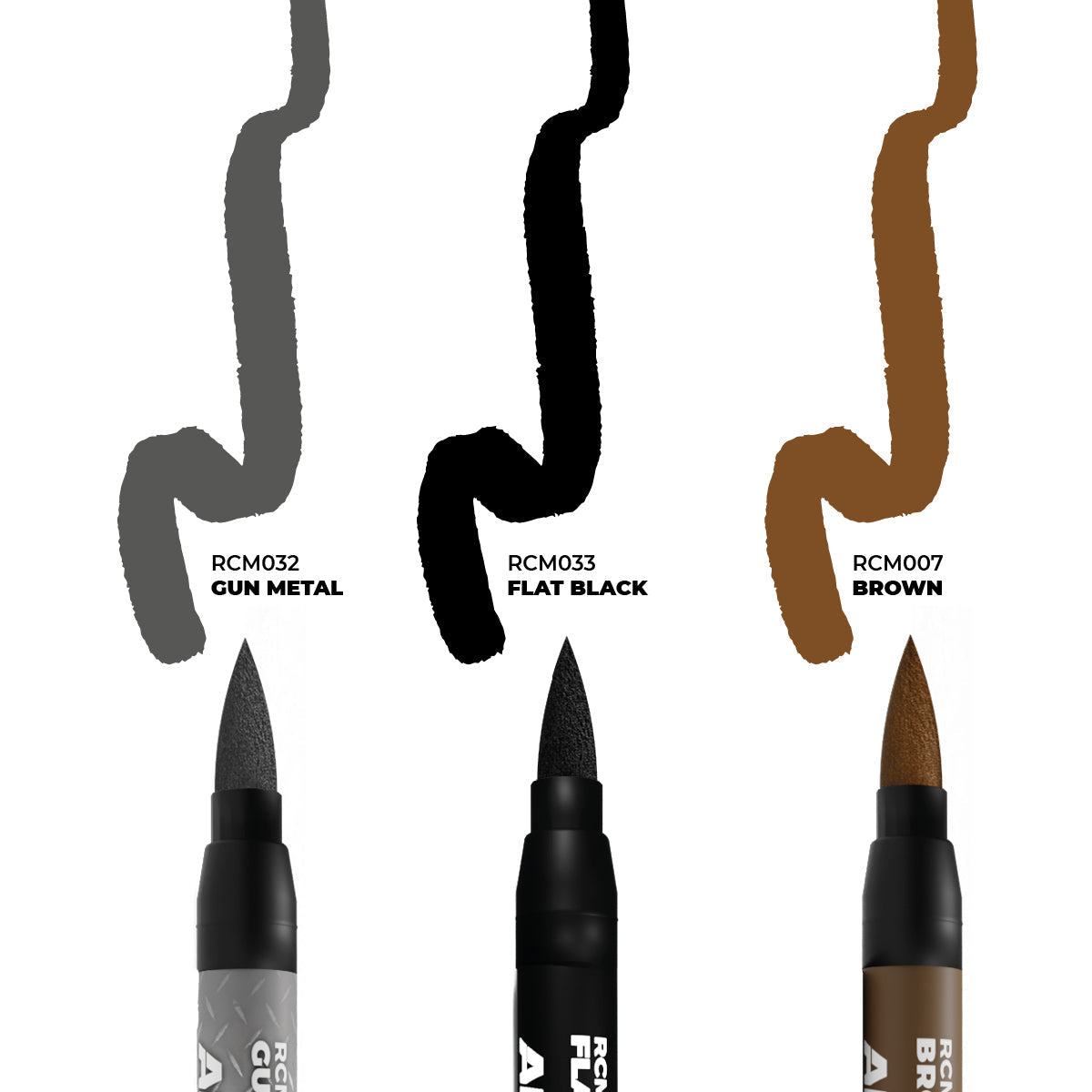 AK Interactive Real Colors Markers - Weapons Set (RCM103)