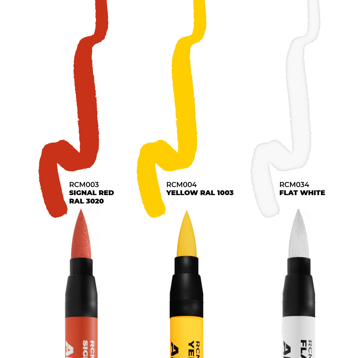 AK Interactive Real Colors Markers - Tactical Markings Set (RCM106)