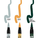 AK Interactive Real Colors Markers - WWII Axis Aircraft Squiggle Camouflage Colours (RCM111)