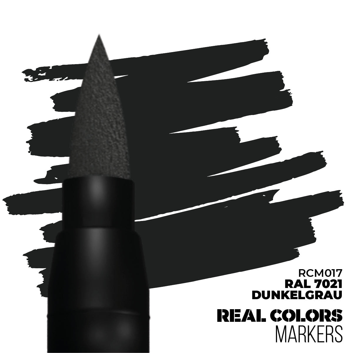 AK Interactive Real Colors Marker RAL 7021 Dunkelgrau (RCM017)
