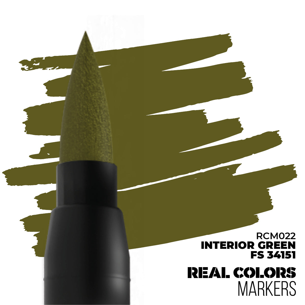 AK Interactive Real Colors Marker - Interior Green FS 34151 (RCM022)