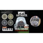 AK Interactive Real Colors - WWII Luftwaffe Cockpit & Interior Colors Set (RCS106)