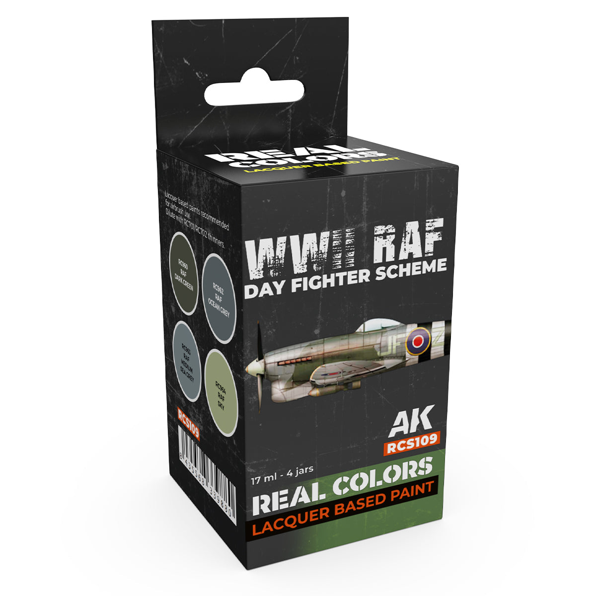 AK Interactive Real Colors - WWII RAF Day Fighter Scheme Set (RCS109)