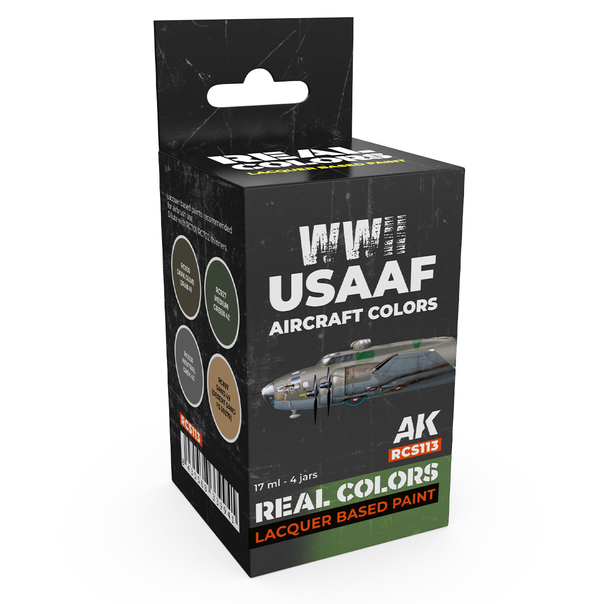 AK Interactive Real Colors - WWII USAAF Aircraft Set (RCS113)
