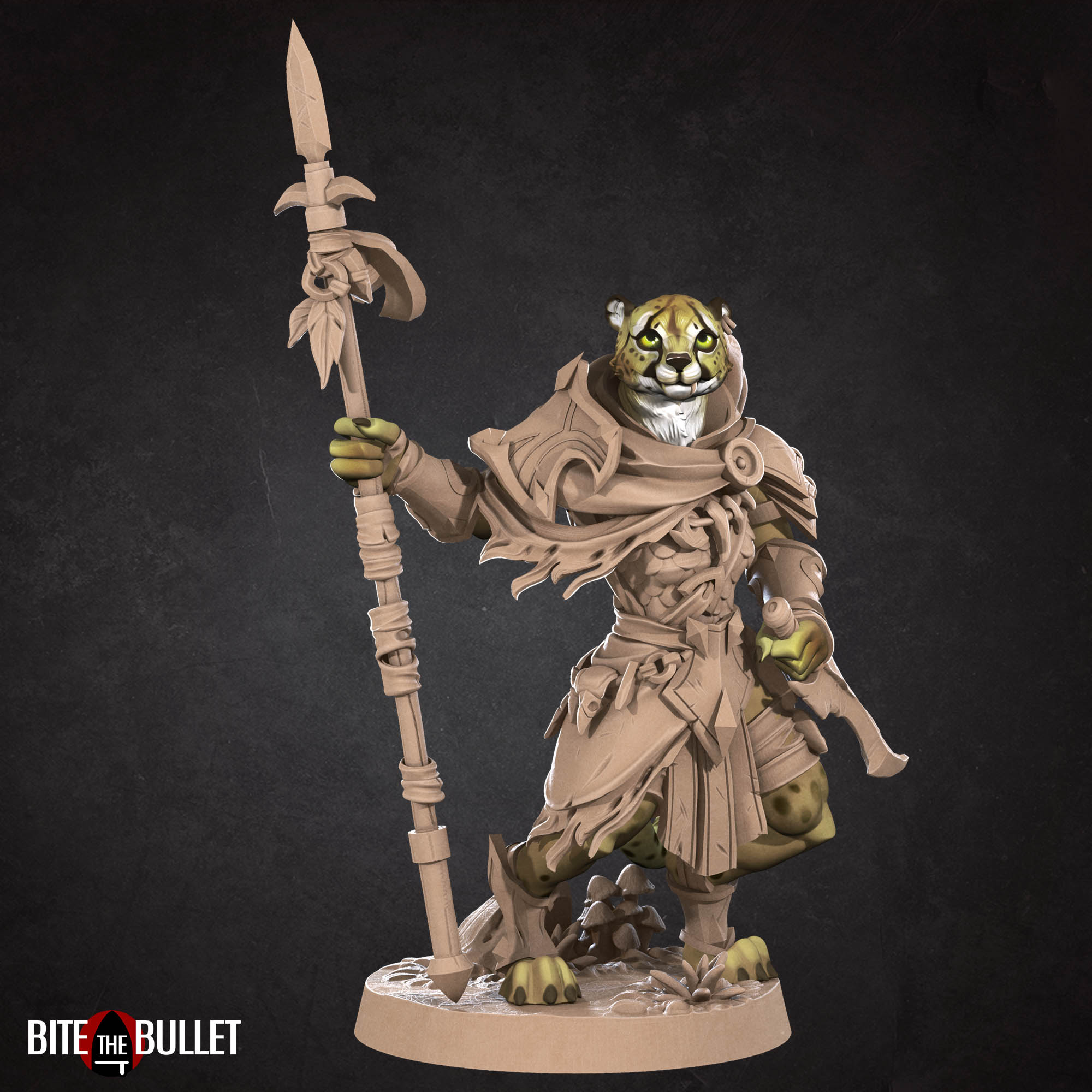 Ranger | Tabaxi | Fantasy Miniature | Bite the Bullet