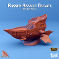 Rassen Assault Frigate Airship | Skies of Sordane | Fantasy Miniature | Arcane Minis