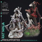 Rat Ninja | Ninjas & Mimics | Fantasy Miniature | Printed Obsession