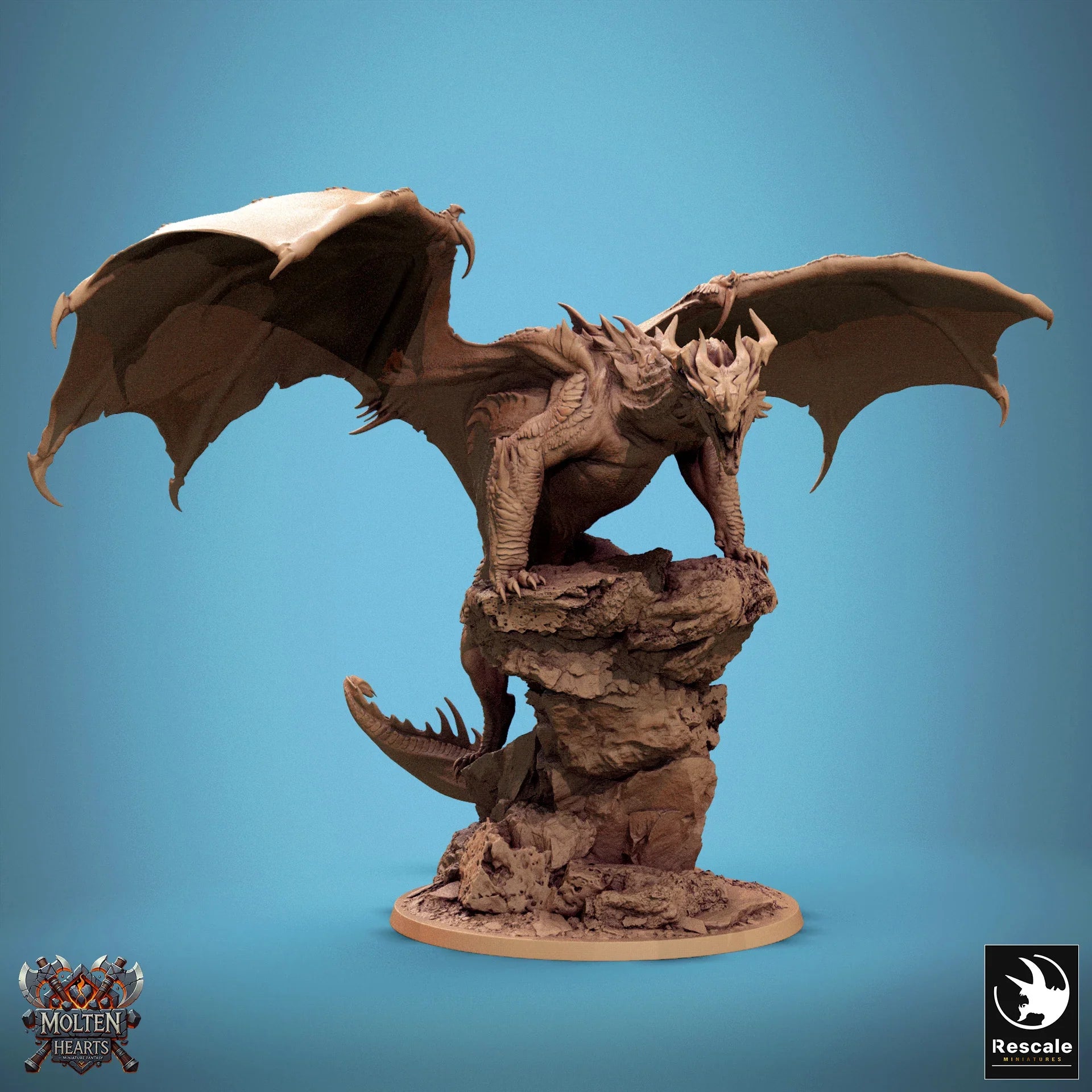 Chromatic Red Dragon | 2024 Redesign - 12K Resin Monster for D&D