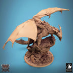 Chromatic Red Dragon | 2024 Redesign - 12K Resin Monster for D&D