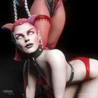 Rhoda | Pin-Up Statue Fan Art Miniature Unpainted | Torrida Minis