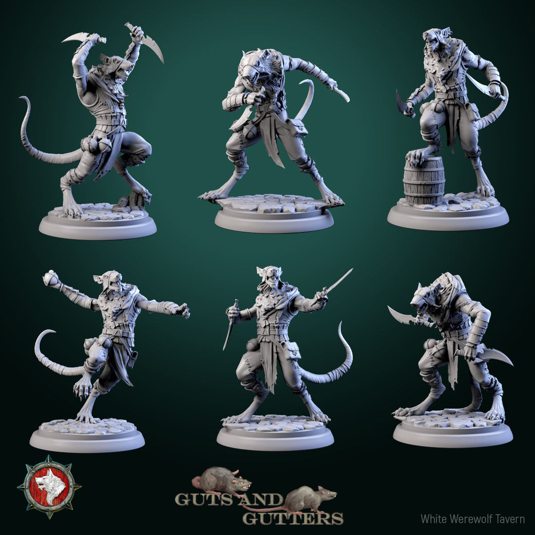 Dungeons and Dragons Models - Guts and gutters - Set by White Werewolf Tavern
