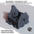Ruined Church Scenery | Trench Grimdark | Diceverse