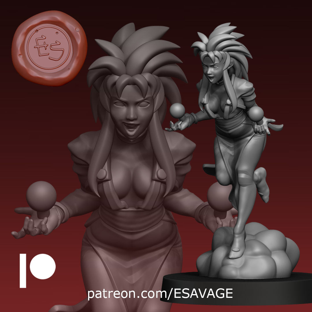 Ryoko | Fantasy Miniature | Ethan Savage Studios