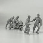 1/35 German Luftwaffe Ground Crew Resin Kit | Bomb Loading Scene (4 Fig)