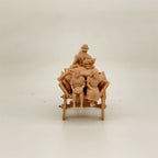 1/72 Scale WWI Civilian Horse-Drawn Carriage & Transport Resin Model Kit - Children, Cargo & Cat Detail