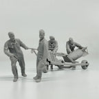 1/35 German Luftwaffe Ground Crew Resin Kit | Bomb Loading Scene (4 Fig)