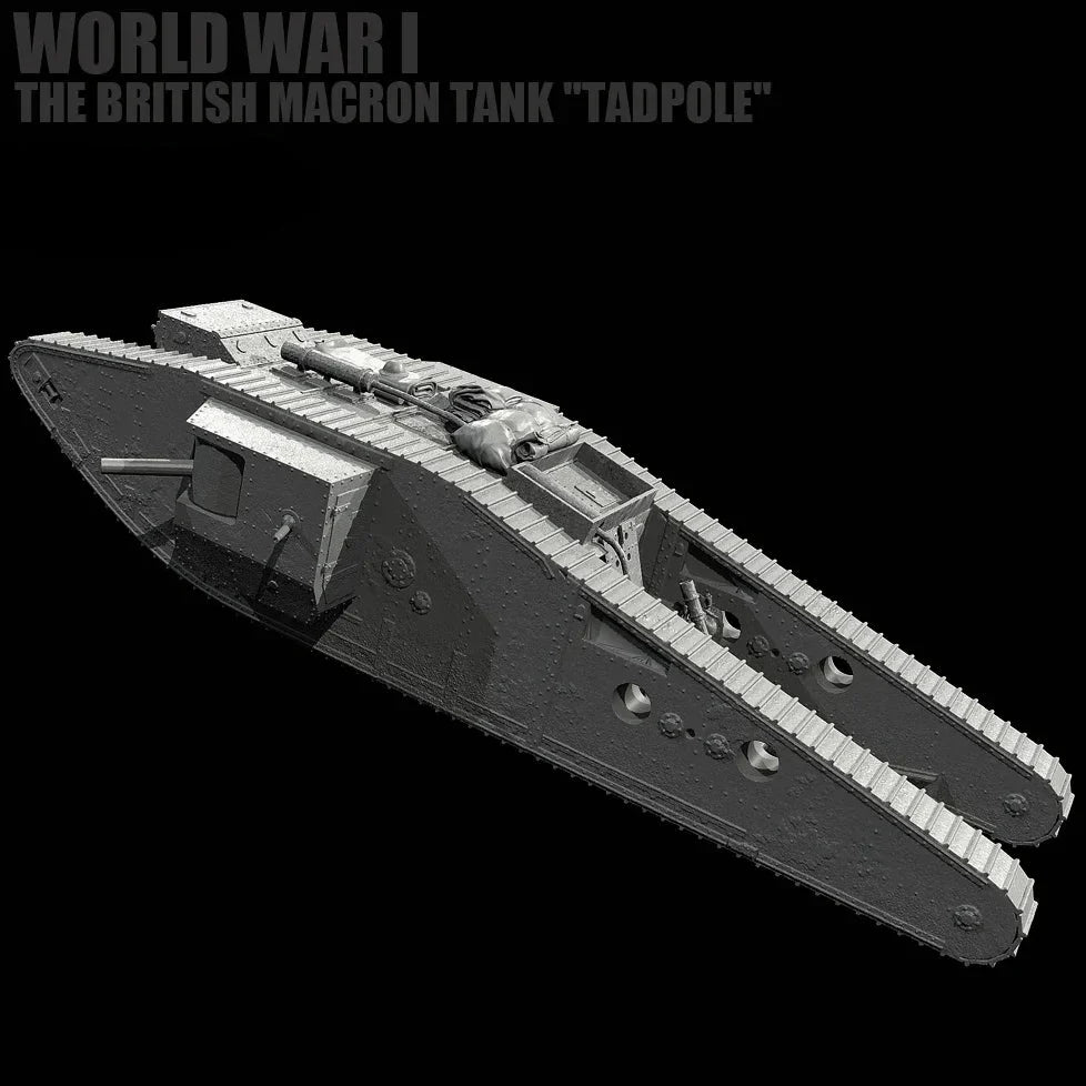 1/35 Scale WWI Tadpole Tank | Resin Model Kit | Self-Assembled Historical Vehicle