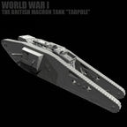 1/35 Scale WWI Tadpole Tank | Resin Model Kit | Self-Assembled Historical Vehicle