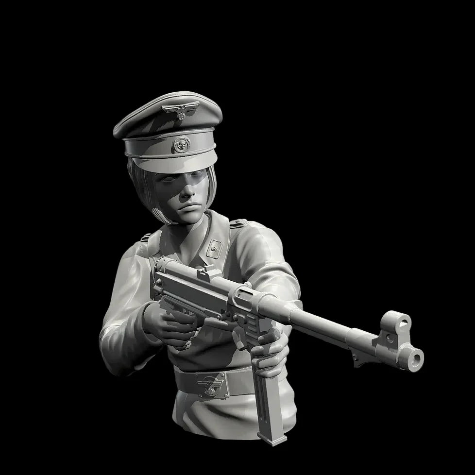 1/35 Scale WWII German Army Female Officer Bust