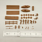 1/72 Scale Legendary 1900s Grand Prix Racing Incident Diorama Kit (Car & Spectators) - Early Auto History Miniature