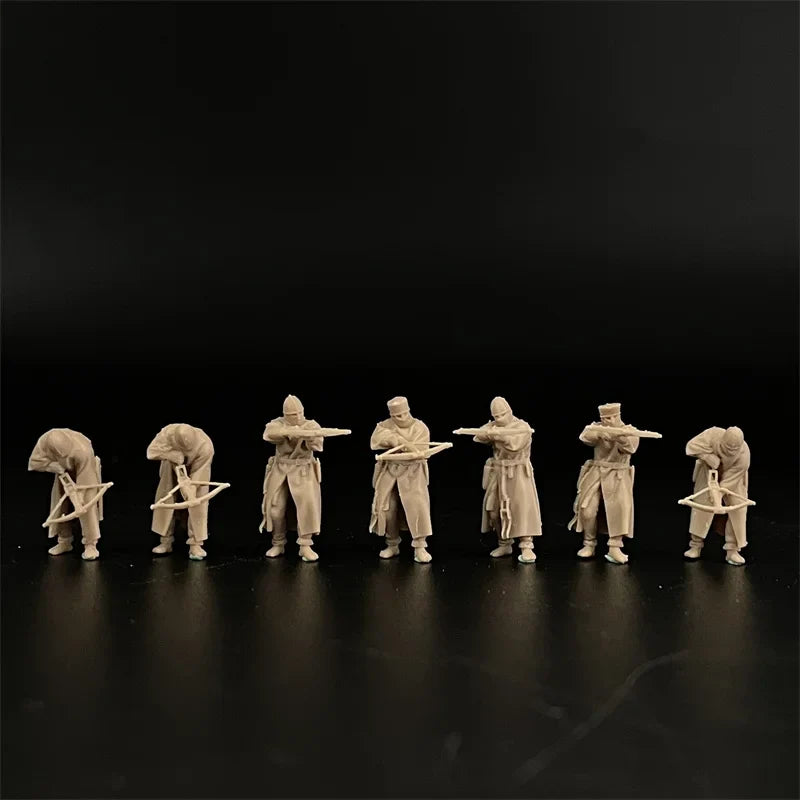 1/72 Scale Teutonic Order / Medieval Knight Cavalry & Crossbowman Resin Figure Set (23 Figures) - Battle of Tannenberg