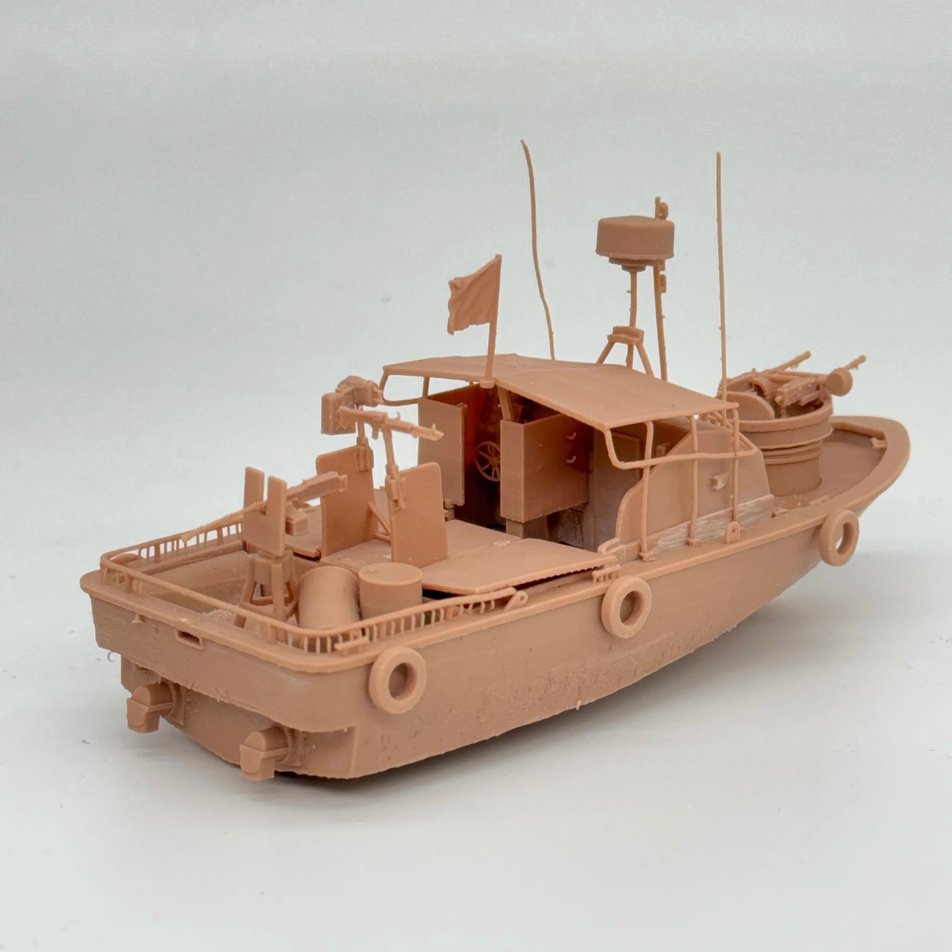 1/72 Scale US Navy PBR 31 Mk.II Patrol Boat & Crew Resin Model Kit (6 Figures) - Vietnam Riverine Warfare
