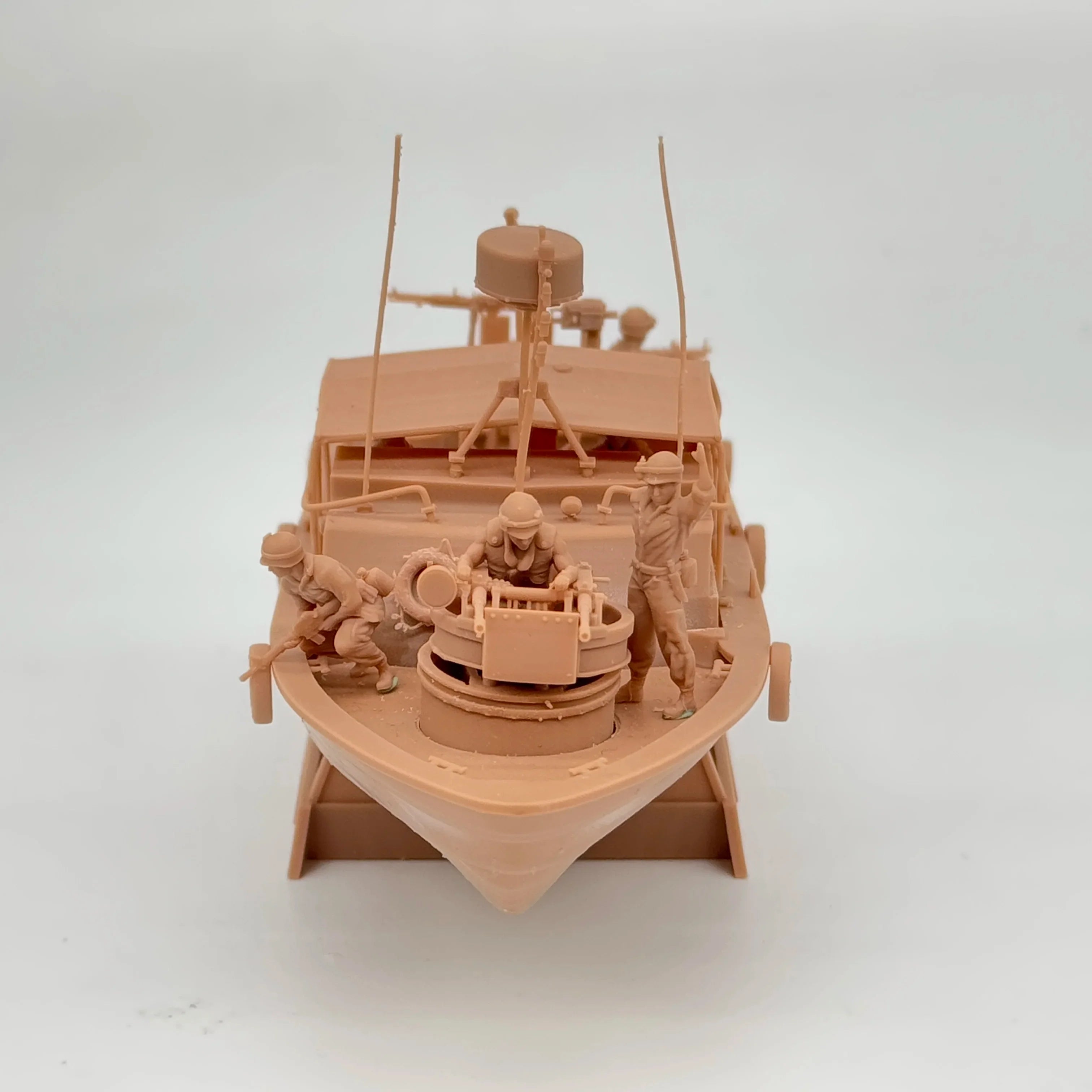 1/72 Scale US Navy PBR 31 Mk.II Patrol Boat & Crew Resin Model Kit (6 Figures) - Vietnam Riverine Warfare