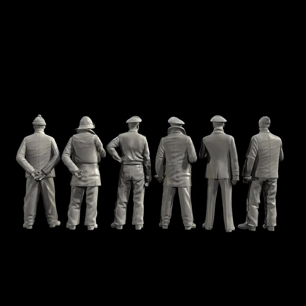 1/72 Scale WWII U-Boat Crew set of 6