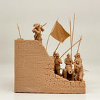 1/72 Scale Spanish Tercios / Phalanx Infantry Battle Scene Resin Diorama Kit (9+ Figures) - Siege Warfare Miniature