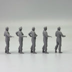 1/35 German Tank Commander Set (5 Fig) Resin Kit | Full/Half Body Vers.