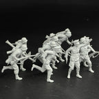 1/35 German Charging Soldiers & Officers (9 Fig) Resin Kit | Assault Scene